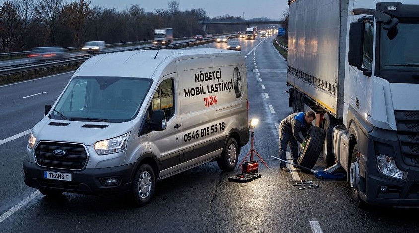 Mobil Lastikçi Yerinde Lastik Tamiri Yapılır