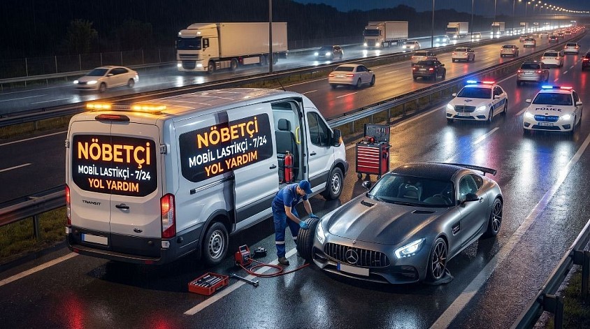 Mobil Lastikçi Yerinde Lastik Tamiri Yapılır