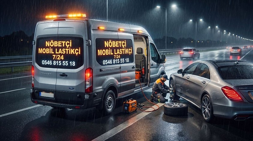 Mobil Lastikçi Yerinde Lastik Tamiri Yapılır