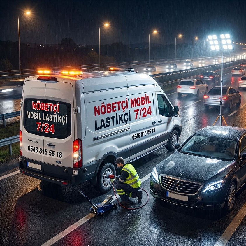 Mobil Lastikçi Yerinde Lastik Tamiri Yapılır